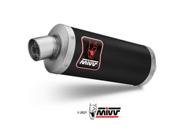 MIVV Dakar Black Slip-On Exhaust for Honda CRF 1100 L AFRICA TWIN 2020> | 7aftermarket India