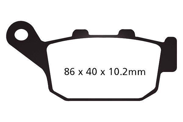 EBC Rear Brake Pads for Kawasaki Z900 (FA140HH) | 7aftermarket India