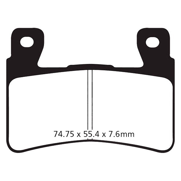 EBC Front Brake Pads for Kawasaki Ninja ZX6R (FA296HH