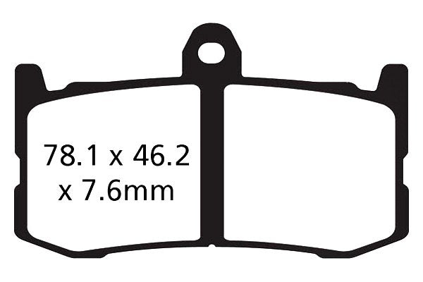 EBC HH Front Brake Pads 09 10 11 12 Triumph Daytona 675 FA491HH EBC HH Front Brake Pads 09 10 11 12 Triumph Daytona 675 FA491HH