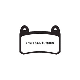 EBC Organic Front Brake Pads for Benelli TNT 300 (FA658)