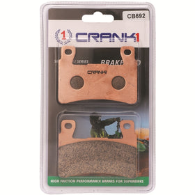 Crank1 Sintered Front Brake Pads for Harley Davidson Softail Fat Boy (CB692)