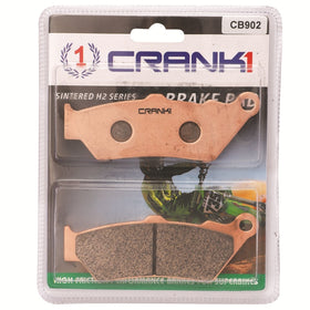 Crank1 Sintered Front Brake Pads for Royal Enfield Interceptor 650 (CB902)