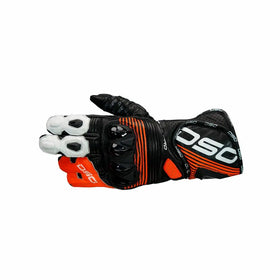 DSG Race Pro Glove (Black/Red/Fluorescent/White) | 7AfterMarket India