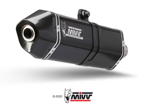 MIVV Speed Edge Black Slip-On Exhaust for Honda CRF 1100 L AFRICA TWIN 2020> | 7aftermarket India