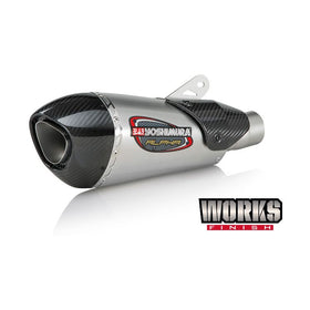 Yoshimura Alpha T Works Street Stainless Steel Slip-On Exhaust For Kawasaki Z900 (2017-2023) | 7aftermarket India