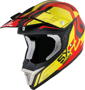 Shark Sx2 Bhauw Matt Helmet - Black/Yellow/Red