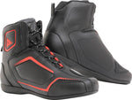 Dainese Raptors Air Shoes - Black/Black/Fluro Red | 7aftermarket India 