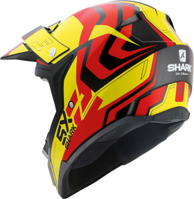Shark Sx2 Bhauw Matt Helmet - Black/Yellow/Red