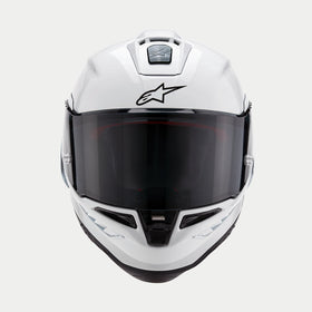 Alpinestars Supertech R10 Solid Helmet - White Glossy/Black Matte | 7aftermarket India 