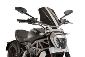 Puig Touring Naked New Generation Windscreen for Ducati XDiavel 2016-2024 | 7aftermarket India 