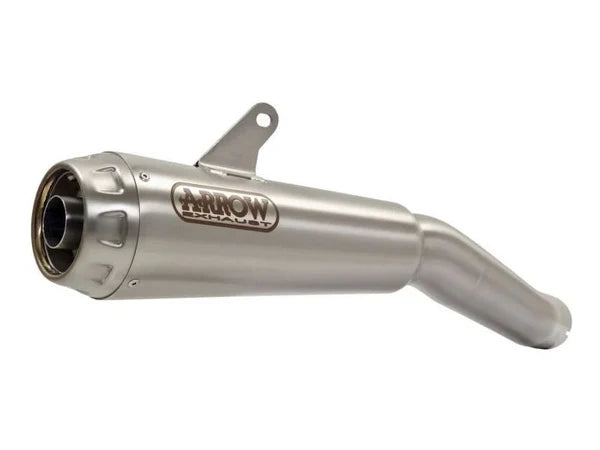 Silver Slip-On Exhaust Muffler Tip For Kawasaki Z900 / Ninja 900 (2017-2019) – Stainless Steel