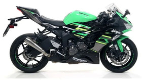 Arrow Pro-Race Titanium Slip-On Exhaust for Kawasaki ZX6R 2019-2025 | 7aftermarket India 