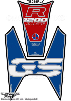 Motografix 3D Gel Tank Pad Protector For BMW R1200GS 2017 2018 Rally | 7aftermarket India 