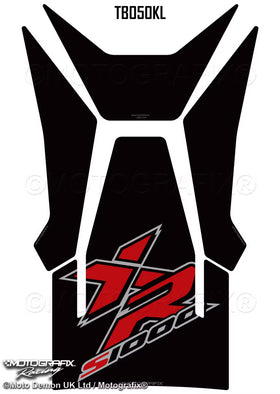 Motografix 3D Gel Tank Pad Protector For BMW S1000XR 2020-2023 Black | 7aftermarket India 