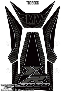 Motografix 3D Gel Tank Pad Protector For BMW S1000XR 2020-2023 Carbon | 7aftermarket India 