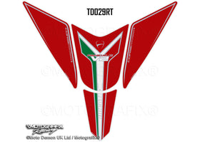 Motografix 3D Gel Tank Pad Protector For Ducati Panigale V2 955 2020-2022 | 7aftermarket India 