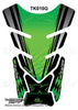 Motografix 3D Gel Tank Pad Protector For Kawasaki ZX6R / ZX10R Green | 7aftermarket India 
