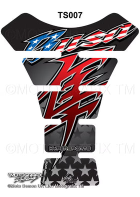 Motografix 3D Gel Tank Pad Protector For Suzuki GSX1300R Hayabusa USA | 7aftermarket India 