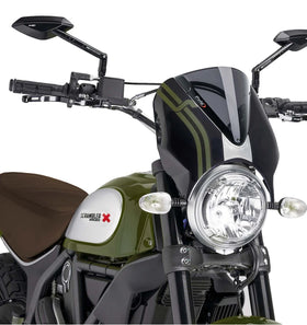 Puig Naked New Generation Windscreen For Ducati Scrambler 2015-2023 | 7aftermarket India 
