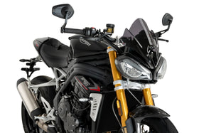 Puig Naked New Generation Windscreen For Triumph Speed Triple RS 2021-2024 | 7aftermarket India 