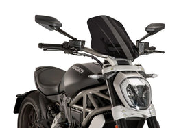 Puig Touring Naked New Generation Windscreen for Ducati XDiavel 2016-2024 | 7aftermarket India 