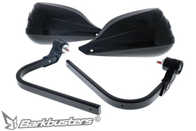 Barkbusters Storm Handguard - Single Point Bar End Mount (threaded) Black | 7aftermarket India 