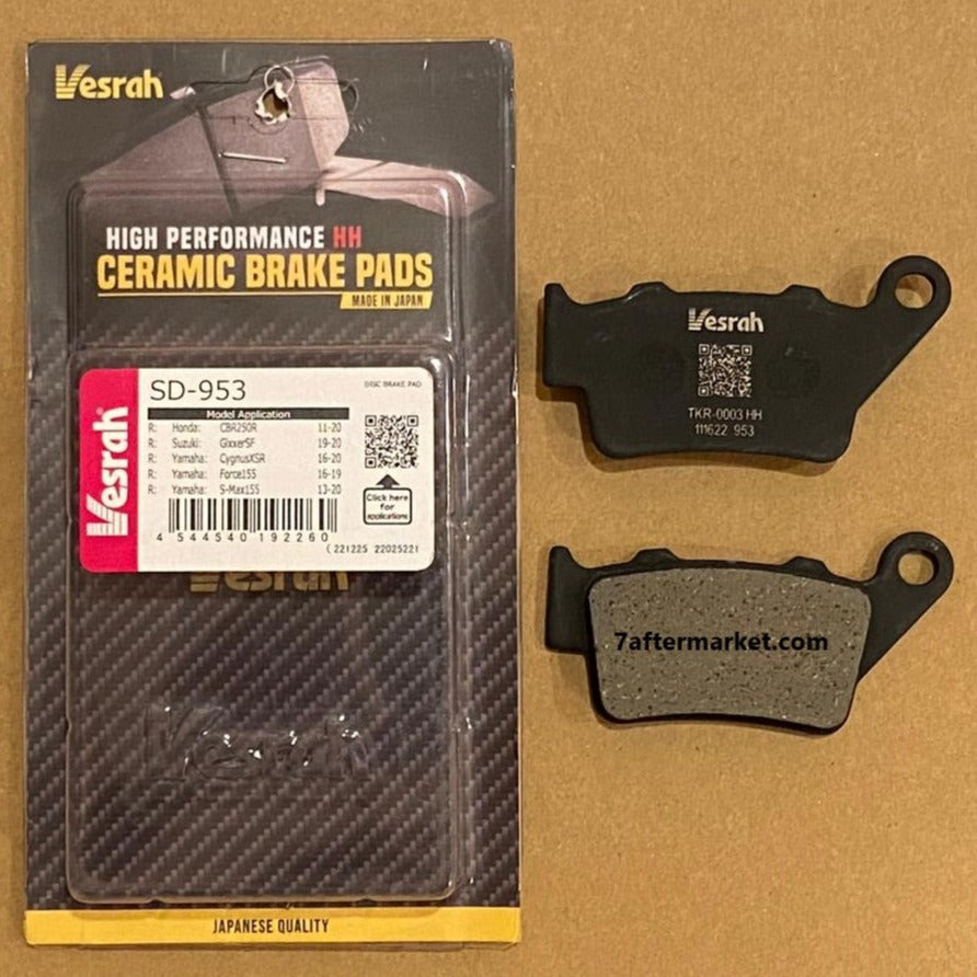 Vesrah Ceramic Rear Brake Pads for Royal Enfield Meteor 350