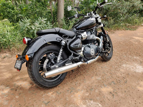 PoweRage Slip-On Exhaust for Royal Enfield Super Meteor 650 (Polish)