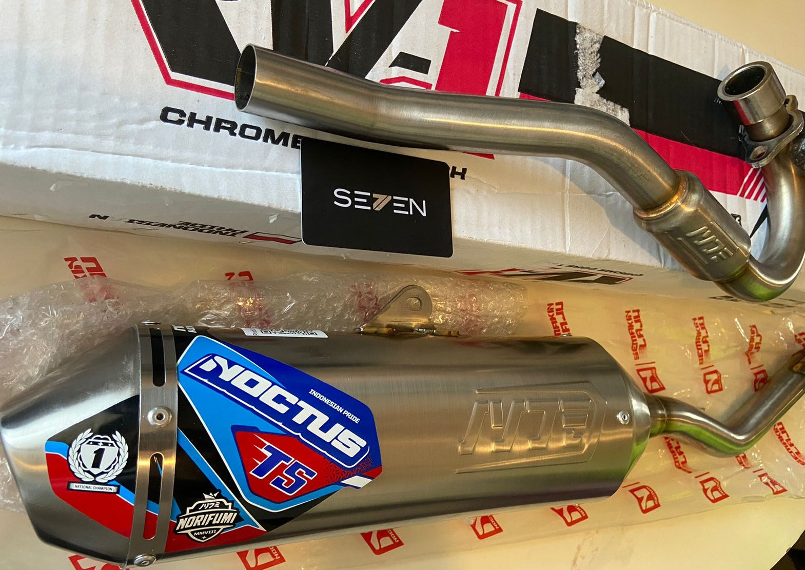 Norifumi Noctus T5 Stainless Full System Exhaust for Hero Xpulse 200 4v