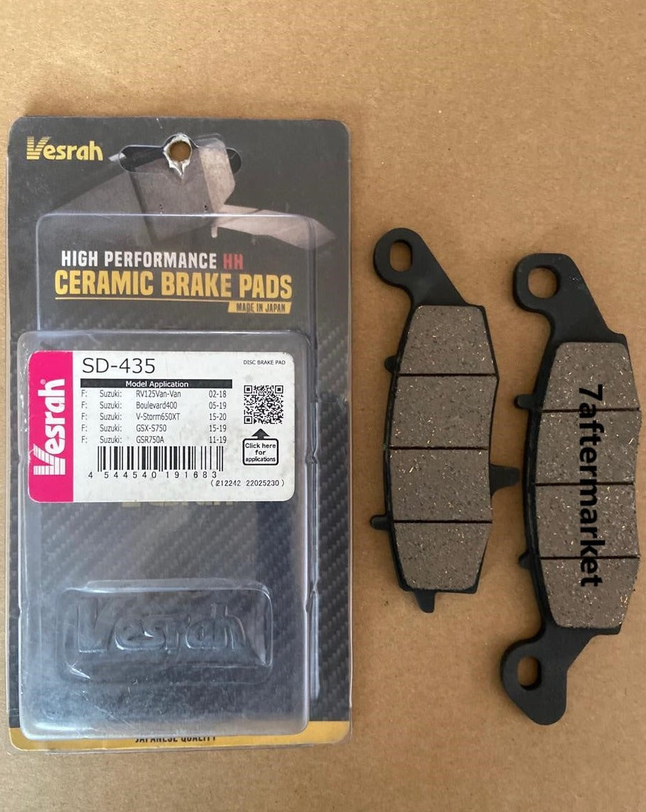 Vesrah Ceramic Rear Brake Pads for Kawasaki Z1000 (SD-434