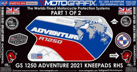 Motografix 3D Gel Tank Pad Protector For BMW R1250GS Adventure 2021 - 2023 Rally | 7aftermarket India 