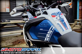 Motografix 3D Gel Tank Pad Protector For BMW R1250GS Adventure Trophy 2022-2024 | 7aftermarket India 
