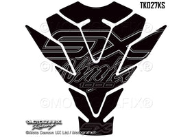 Motografix 3D Gel Tank Pad Protector For Kawasaki Ninja 1000SX 2020-2023 | 7aftermarket India 