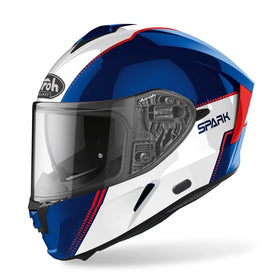 Airoh Spark Flow Blue / Red Gloss Helmet