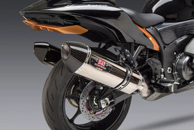Yoshimura Race R-77 Dual Stainless Slip-On Exhaust, W/ Stainless Mufflers For Hayabusa (2022-23) | 7aftermarket India