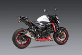 Yoshimura AT2 Stainless Slip-On Exhaust, W/ Stainless Muffler For Suzuki GSX-S750 Z (2018-22) | 7aftermarket India