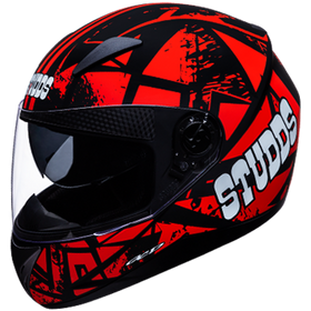 Studds Shifter Decor D4 Full Face Helmet - Orange