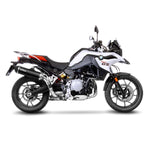 LeoVince Nero Stainless Steel Slip-On Exhaust for BMW F850GS / ADVENTURE (2018 - 2022) | 7aftermarket India 