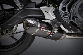 Yoshimura Race Alpha Stainless Full Exhaust, W/ Carbon Fiber Muffler For Ninja Z650 (2017-23) | 7aftermarket India