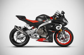 ZARD Stainless Steel Racing 2<1 Full Kit With Titanium Slip-On Sleeve For Aprilia RS660 | 7aftermarket India 