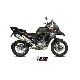 MIVV Speed Edge Stainless Steel Slip-on Exhaust for BENELLI TRK 502X 2018> | 7aftermarket India 