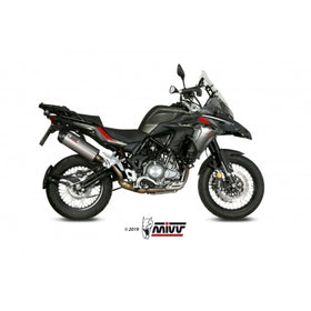 MIVV Oval Titanium Slip-on Exhaust for BENELLI TRK 502X 2018>