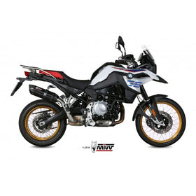 MIVV SUONO Black Slip-on Exhaust for BMW F850 GS 2018> | 7aftermarket India 
