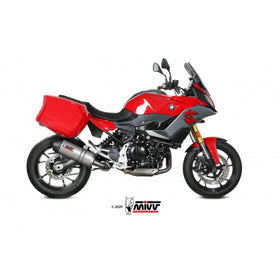 MIVV Oval Titanium with Carbon Slip-on Exhaust for BMW F900 XR 2020> | 7aftermarket India 