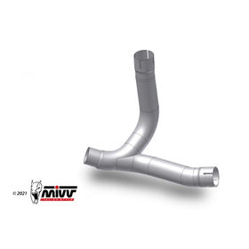 MIVV De-Cat pipe Stainless Steel For Ducati Monster 937 2021> | 7aftermarket India 