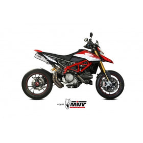 MIVV X-M1 Titanium Dual Slip-on Exhaust For Ducati Hypermotard 950 / SP / RVE 2021>