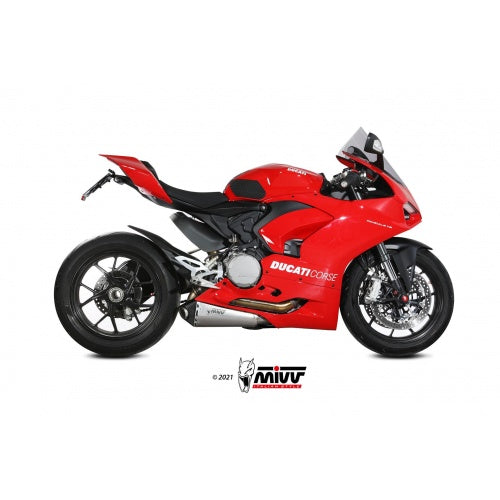 MIVV Delta Race Stainless Steel Slip-on Exhaust For Ducati