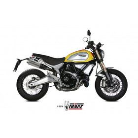 MIVV GP pro Titanium Dual Slip-on Exhaust For Ducati Scrambler 1100 2018> | 7aftermarket India 