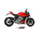 MIVV X-M1 Titanium Dual Slip-Ons Exhaust For Ducati Streetfighter V4 2020> | 7aftermarket India 